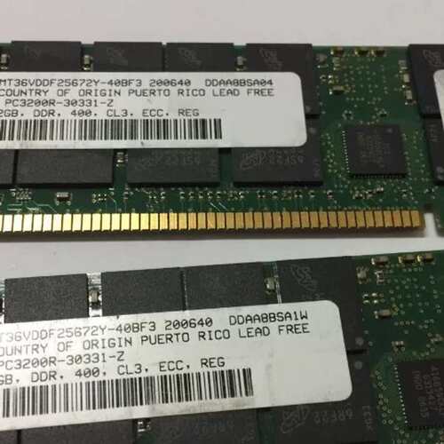 存2GB DDR400 ECCREG PC3200R-30331-Z MT36VDDF25672Y-40BF3议价