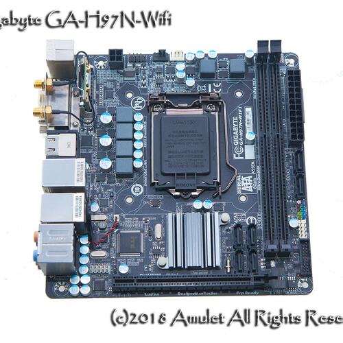 / GA-H97N-WIFI，ITX 17x17cm，DDR3支持4、5代酷睿议价