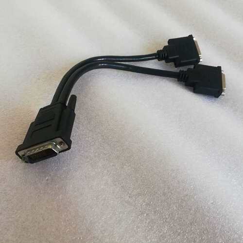 dms59针转一分二dvi/vga/hdmi/dp转接头同屏显卡显示屏转接线议价