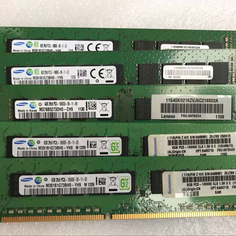 8G DDR3 1333 PC3L-10600E 8GB服务器内存 纯ECC UDIMM议价