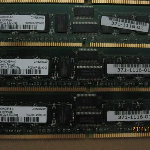 X7703A-4 371-1116 Sun Fire V125 V210 V440内存议价
