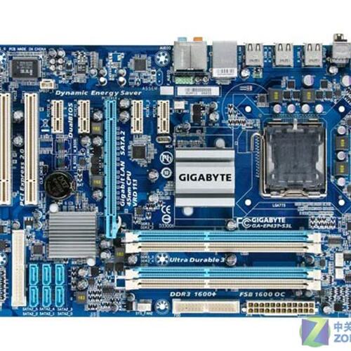 没上过机 EP43T-S3L 775 主板 P43 ddr3 支持双面4g内存议价
