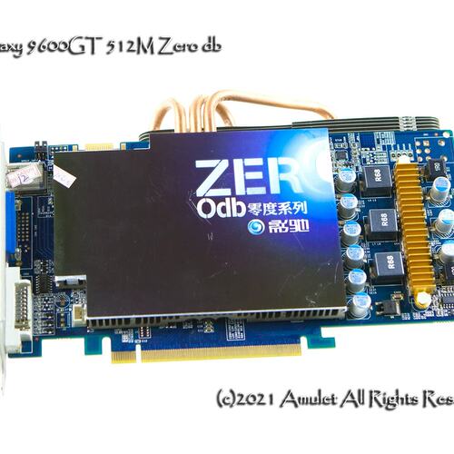 Galaxy/影驰 9600GT 512M Zero db系列，0噪音全被动散热议价