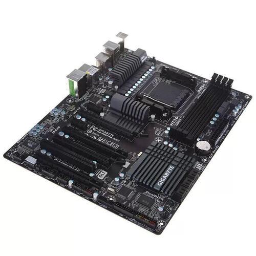 没上过机 990FXA-UD3 990FX AM3+ 主板 SLI 大板 上8350议价