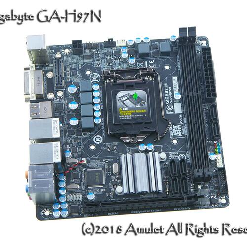 / GA-H97N，ITX 17*17cm主板，H97芯片组，适合NAS议价