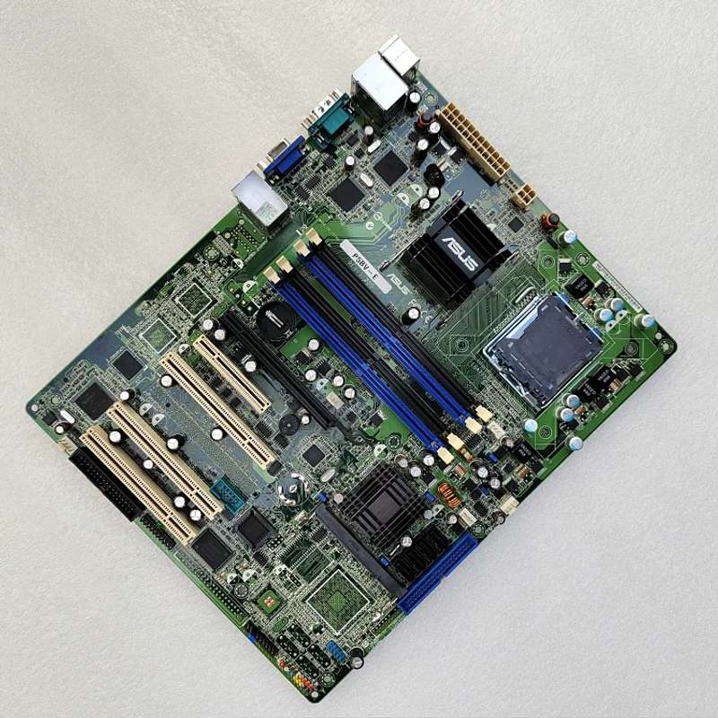 P5BV-E 775针服务器主板双千兆网卡DDR2海蜘蛛软路由议价