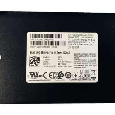 / 1TB PM871B SSD 固态硬盘 1024G SATA R9Y0V议价