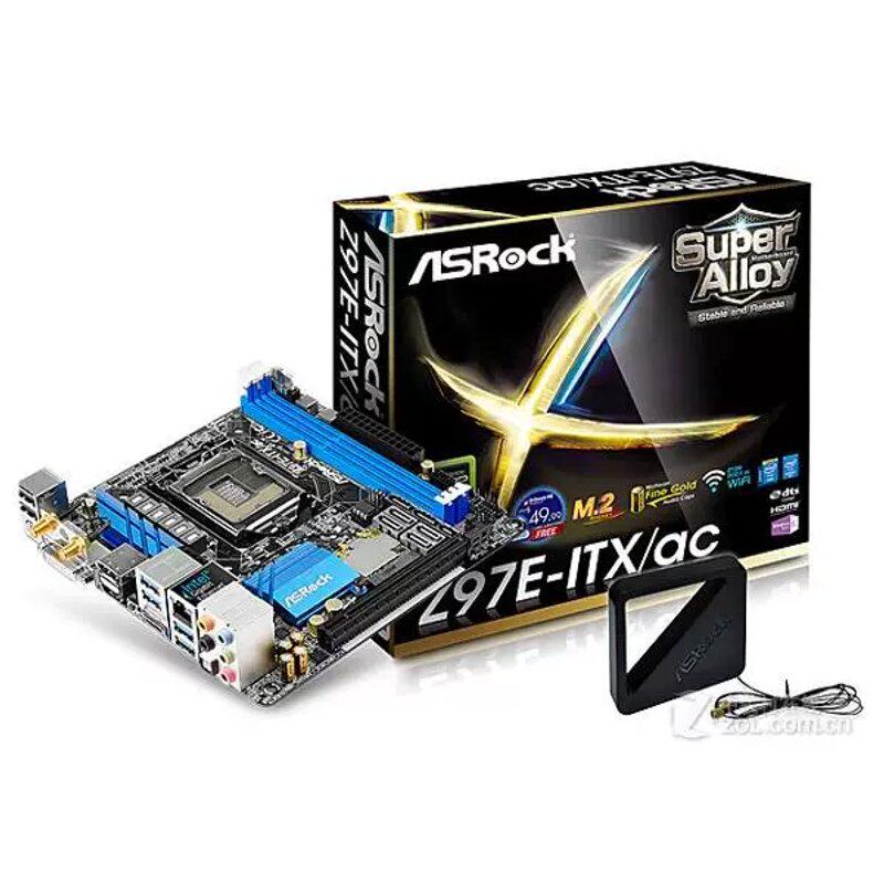 没上过机 ASROCK/华擎科技 Z97E-ITX/AC 1150主板带m2 WIFI议价图片