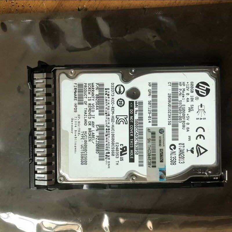 600G 10K 6G SAS 2.5 GEN 8 硬盘 653957-001 652583-B21议价
