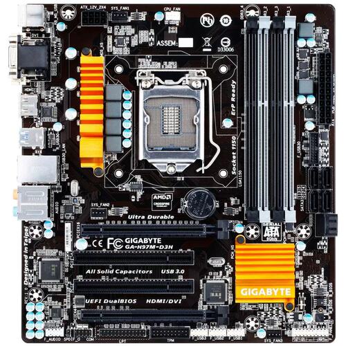 没上过机 / H97M-D3H 1150 主板 MATX 小板议价