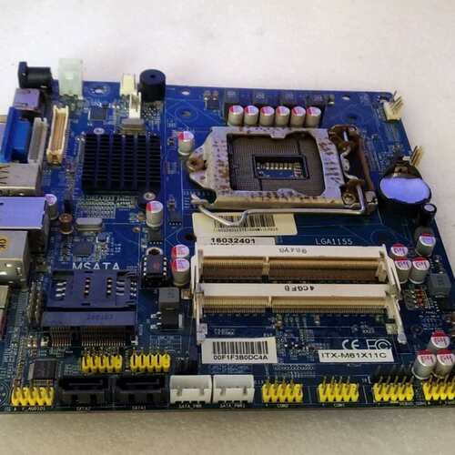 迷你一体机主板ITX-M61X11C DDR3内存 1155接口H61集成板带HDMI口