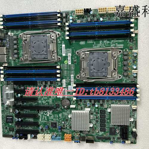 X10DRH-CT 主板 2G阵列卡X99集成LSI3108 双路C612万兆网口议价