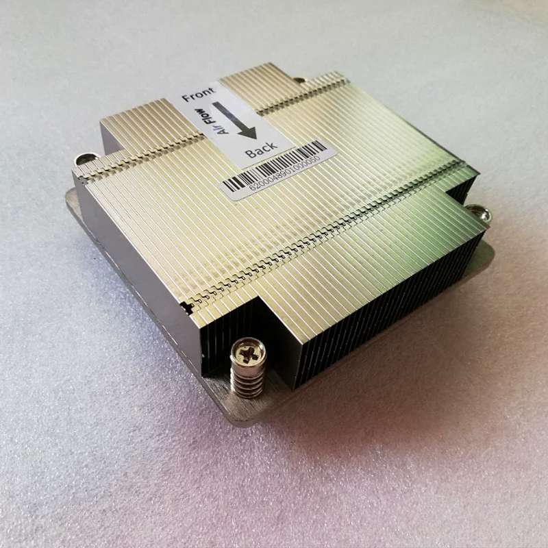 1150 1151 1155 1156针主板通用1U专用CPU散热器 铜底座铝片议价图片