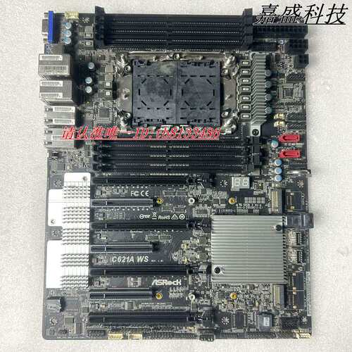华擎 C621A WS 主板 DDR4 LGA4189 支持W3300系列CPU 议价