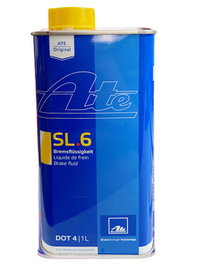 ATE DOT4刹车油 德国原装进口全合成制动液SL6通用型 1L装ESP/ABS