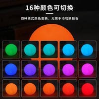 德美興 LED發(fā)光圓形月球燈充電遙控球燈水上漂浮球裝飾燈小夜燈