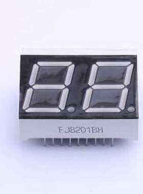 FJ8201BH LED数码管 2位0.8英寸 共阳红光 数码管 插件