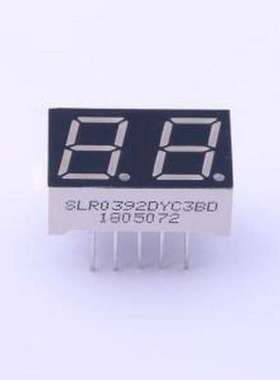 SLR0392DYC3BD LED数码管 2位0.39英寸黄色数码管 共阴极 插件