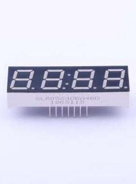 SLR0564DBA4BD LED数码管 4位0.56英寸蓝色数码管 共阳极 插件