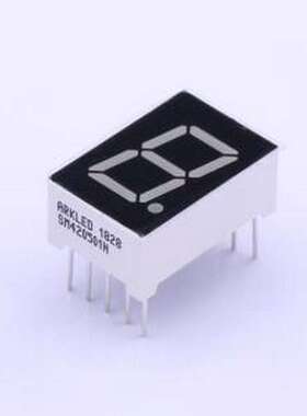 SM420501N/8 LED数码管 1位0.5英寸红色数码管 共阴极 插件