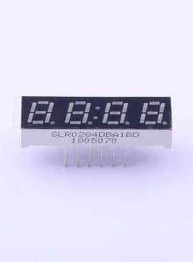 SLR0284DBA1BD LED数码管 4位0.28英寸蓝色数码管 共阳极 插件