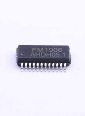 FM1906 LCD驱动 电压3V~5V 配置32x4bit的LCD驱动 SSOP-24-150mil