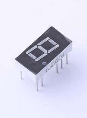 FJ4102DH LED数码管 1位0.4英寸共阳红光 4、12公共脚 左右脚 数