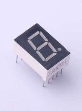 FJ5101AH 10PIN LED数码管 一位0.5英寸红色共阴数码管双排脚 插