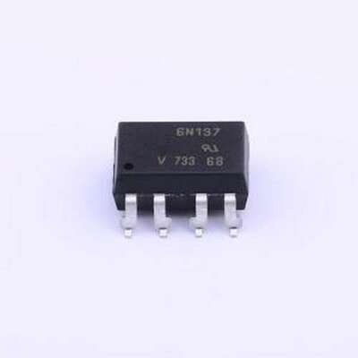 6N137-X007T 逻辑输出光耦 DC输入 1通道 隔离电压(rms):5300V SO