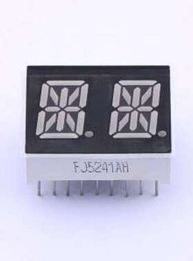 FJ5241AH LED数码管 2位0.54英寸 共阴超高红 米字管 数码管 插件