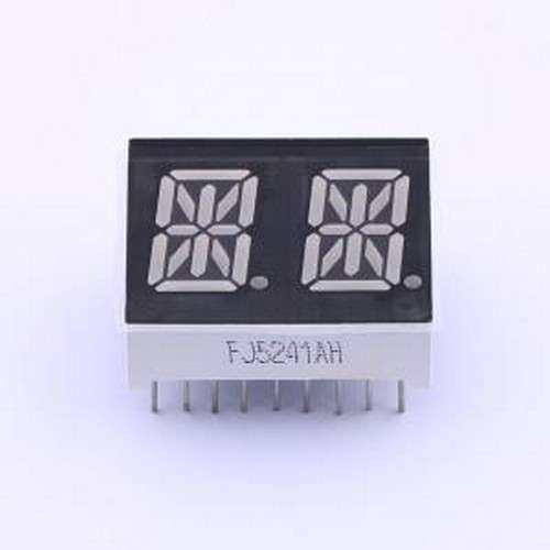 FJ5241AH LED数码管 2位0.54英寸 共阴超高红 米字管 数码管 插件