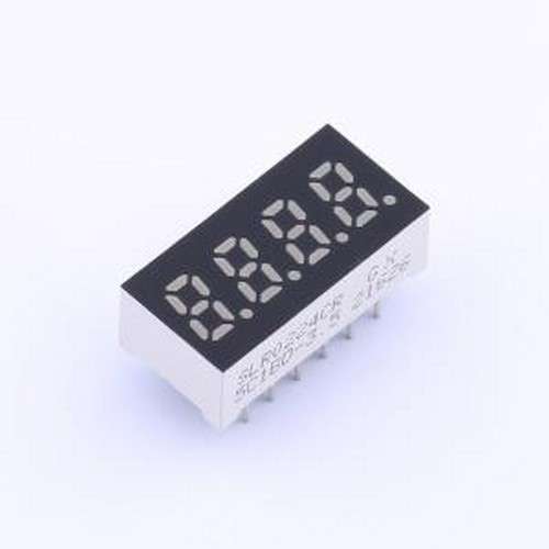SLR0224CR5C1BD-3.5 LED数码管 0.24英寸,四位,红光,共阴LED数码