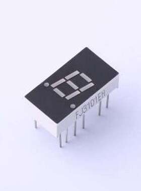 FJ3101EH LED数码管 1位0.3英寸共阴红光 3、14公共脚 左右脚 数