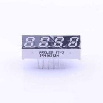 SR410312N LED数码管 4位0.31英寸红色数码管 共阳极 插件