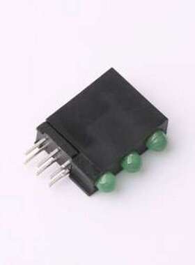 MHK33153UGBTD 发光二极管/LED LED货套三胞胎HOUSING超高亮翠绿