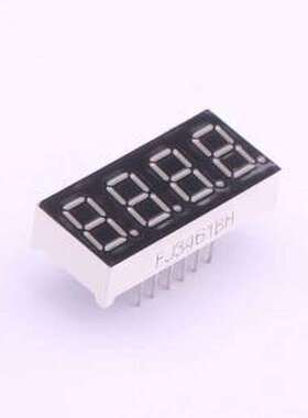 FJ3461BH LED数码管 4位0.36英寸红色数码管 共阳极 插件