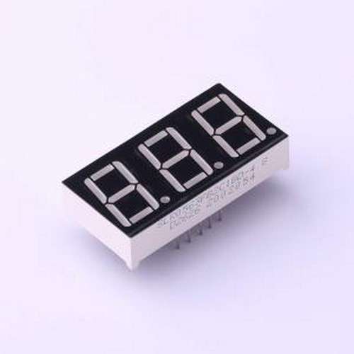 SLR0563FB2C1BD-4.8 LED数码管 三位 蓝色 共阴 0.56\ 插件