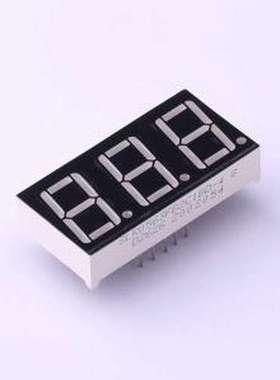 SLR0563FB2C1BD-4.8 LED数码管 三位 蓝色 共阴 0.56\ 插件