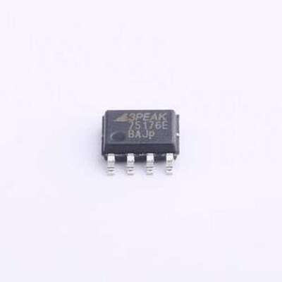 TP75176E-SR RS-485/RS-422芯片 3V~5.5V供电 10Mbps 收发器 SOP-