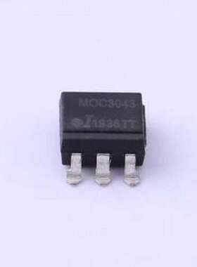 MOC3043SM 可控硅输出光耦 双向可控硅 有过零电路 1通道 SMD-6P