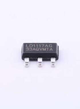 LD1117AG-33-AA3-A-R 线性稳压器(LDO) 输入15V 输出3.3V 1A SOT-