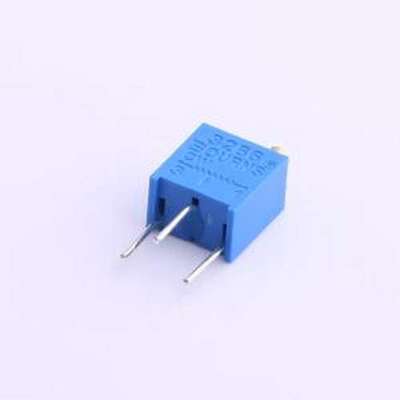 3266W-1-501LF 可调电阻/电位器 500Ω ±10% 插件-3P,6.4x4.3mm