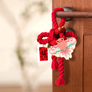 中国结挂饰2026马年万字结挂件新居乔迁之喜入户门挂把手客厅布置