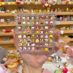 迷你食玩展示盒rement微缩食玩收纳架透明亚克力迷你小超市货架