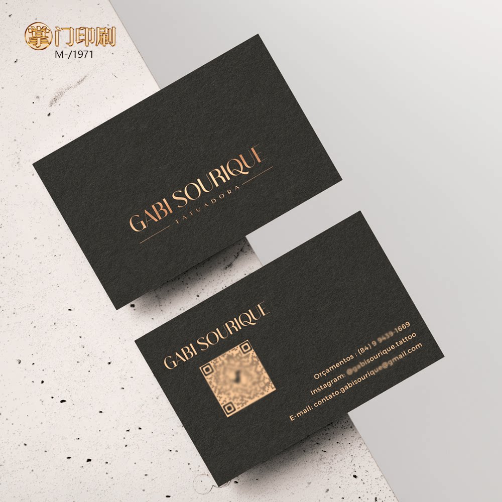 黑色高档商务名片 酒店名片 家具名片 装修名片定制设计印刷