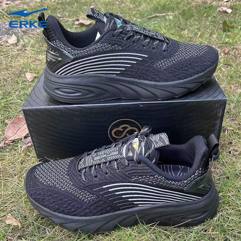 鸿星尔克男士回弹透气休闲运动鞋