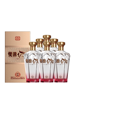 双沟1732 彩韵52度500ml*6瓶 整箱 浓香型白酒单瓶纯粮食酒