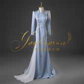 悠洛姌演出服优雅鱼尾显瘦修身 礼服艺考独唱演出礼服舞台表演