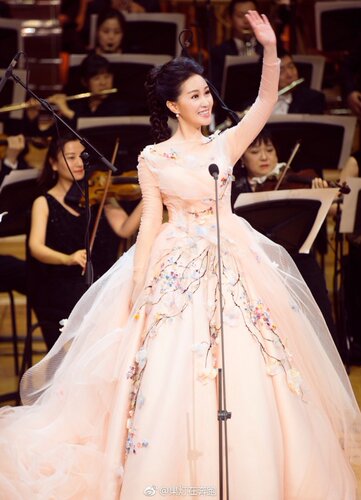 礼服裙女2021新款夏季宴会艺考表演舞台独唱演出服大合唱表演礼服