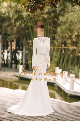 独唱高贵主持人气场女王晚礼服